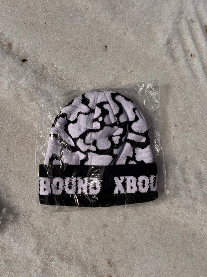 "Skyline Knit" Beanie - Black and White